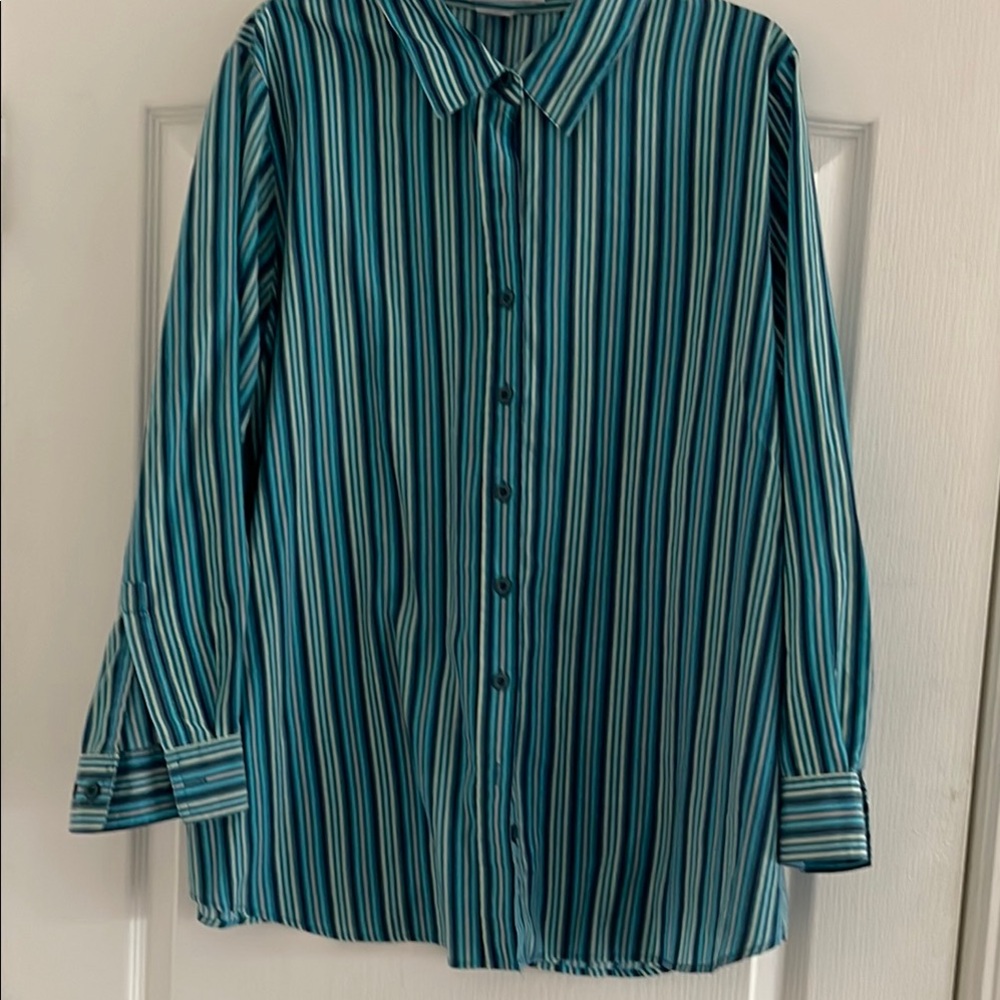 Striped Blue